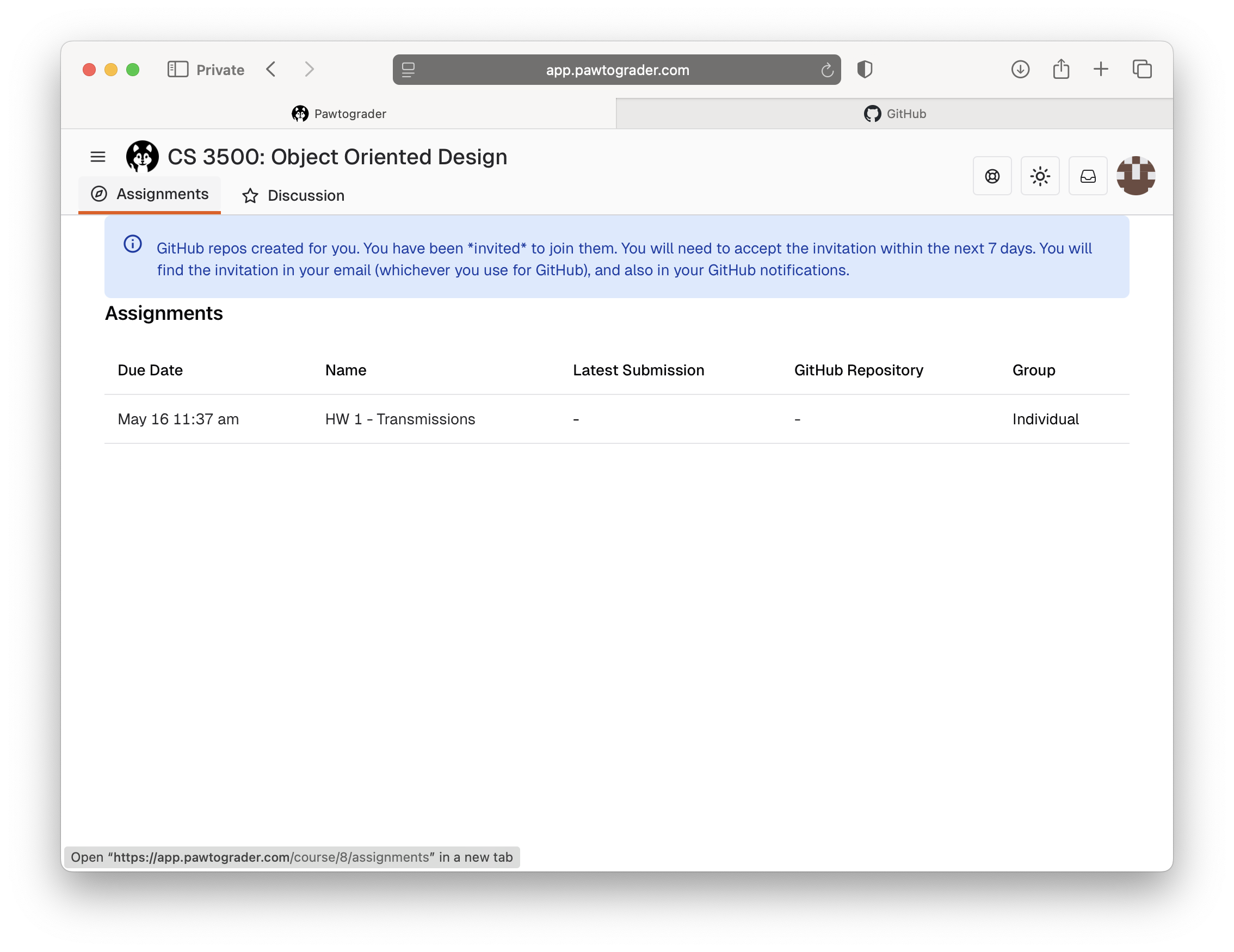 Repo creation notice